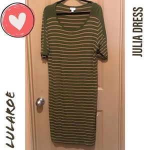 LulaRoe Julia Striped Dress